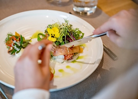 salad on a plate