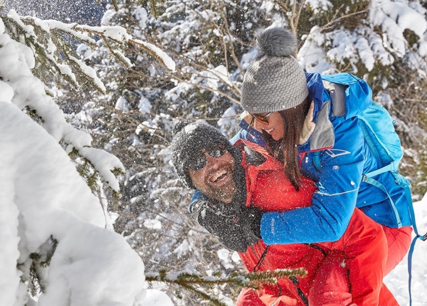 Couple in the snow